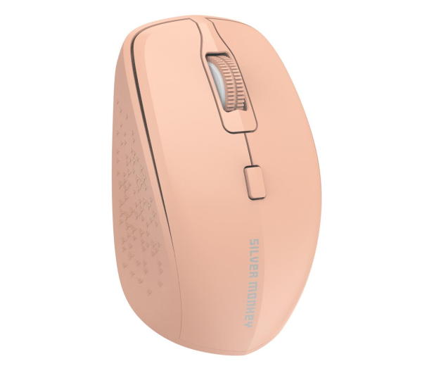 Silver Monkey M40 Wireless Comfort Mouse Silent Peach Fuzz - 1230133 - zdjęcie 2